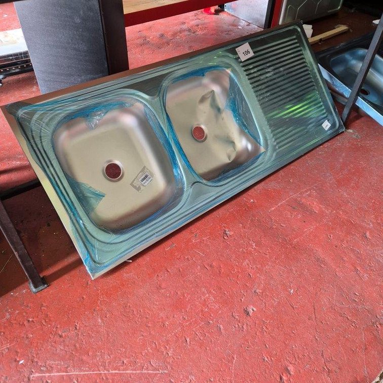 1200 Double Stainless Steel Sink