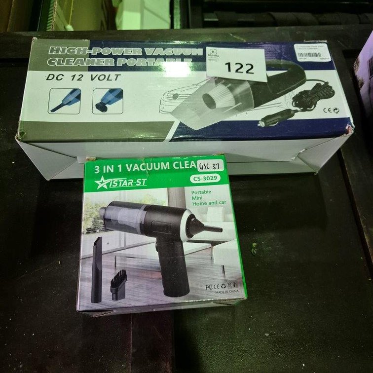 2 x Assorted Hand Held Vacuum Cleaners - Untested
