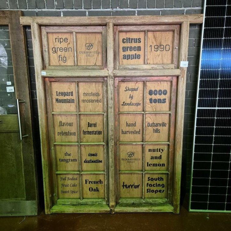1.4m Wooden Window Frame