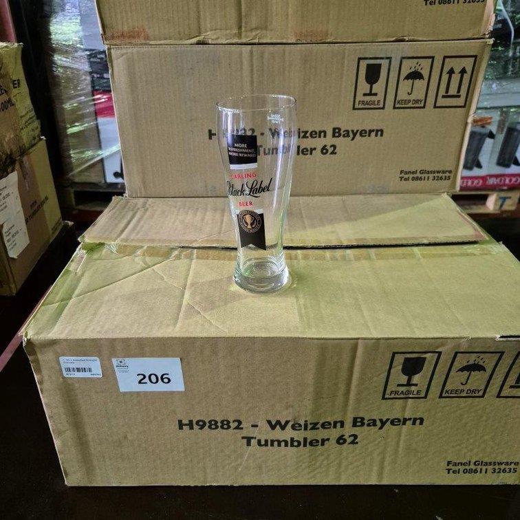 +- 96 x Assorted Draught Glasses