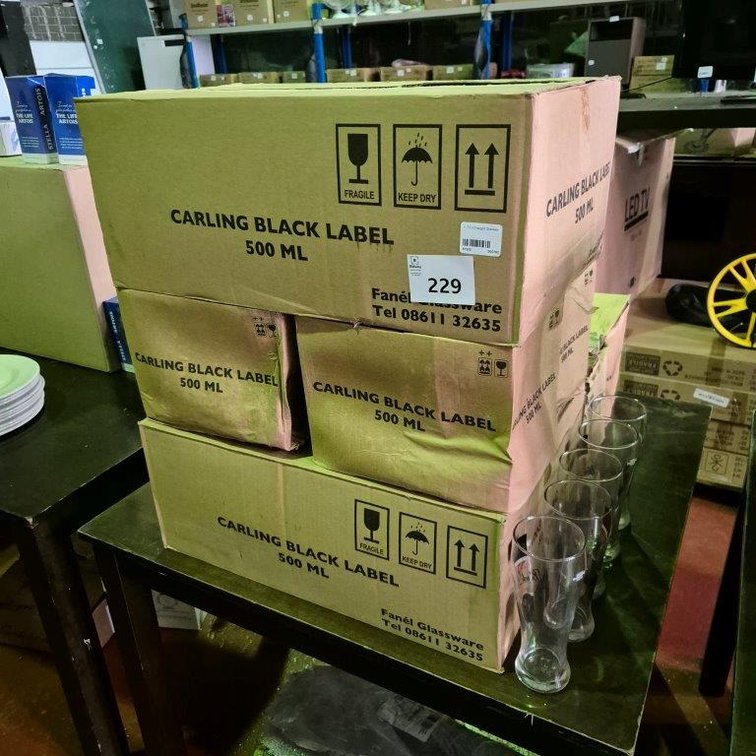 +- 72 x Draught Glasses