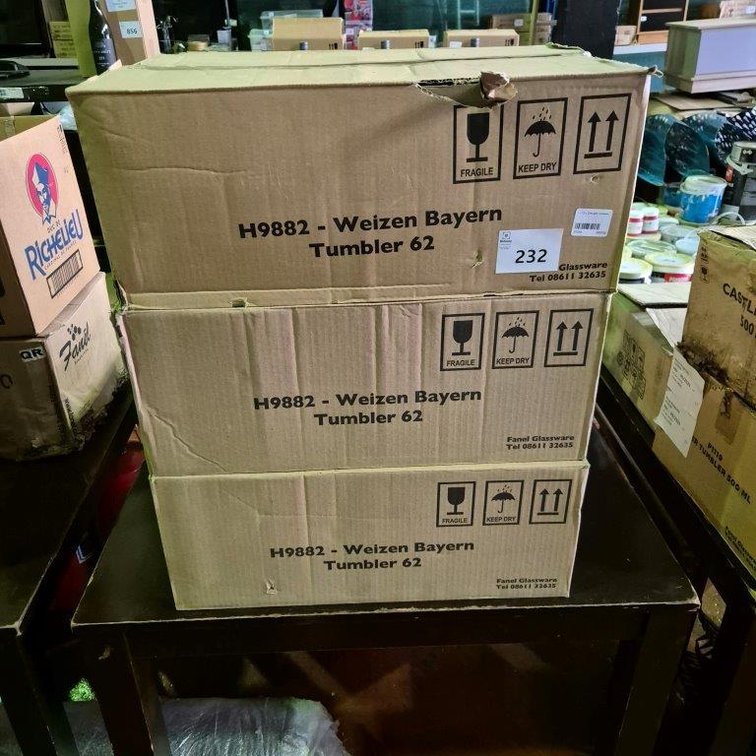 +- 72 x Draught Glasses