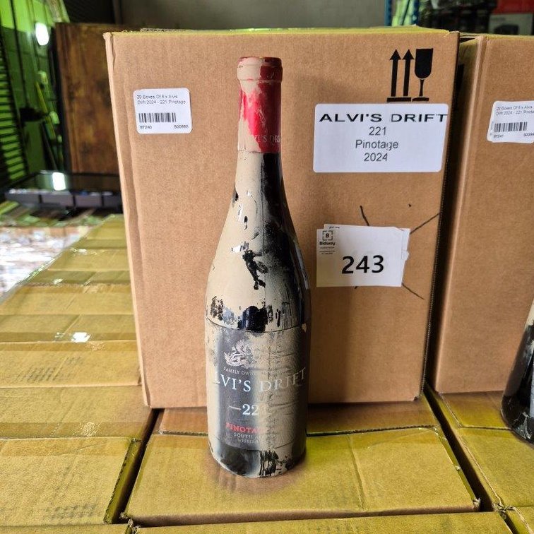 29 Boxes Of 6 x Alvis Drift 2024 - 221 Pinotage