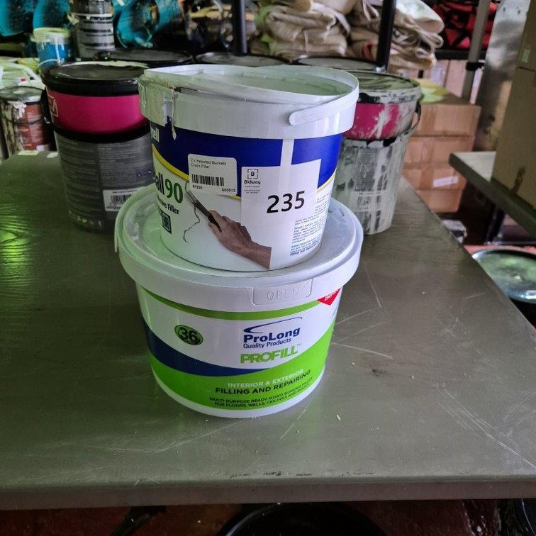 2 x Assorted Buckets Crack Filler