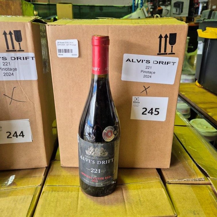 29 Boxes Of 6 x Alvis Drift 2024 - 221 Pinotage