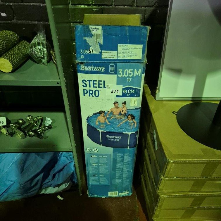 3m Round Steel Pro Pool - Unchecked