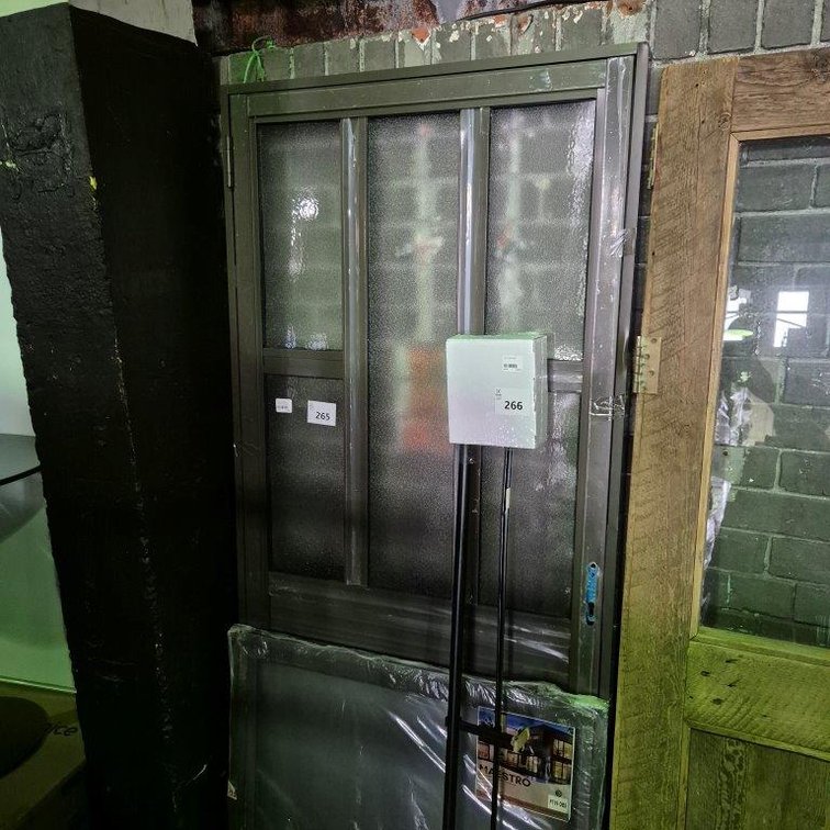 Aluminium Door + Aluminium Window (Window Damaged)