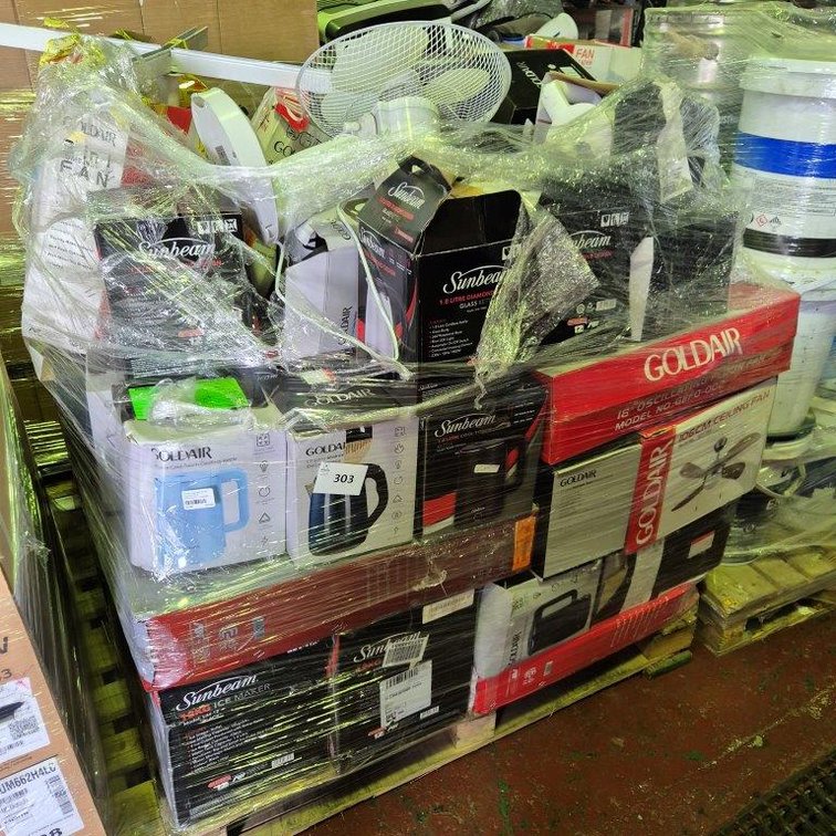 Pallet Assorted Small Appliances & Electronics - Untested - Unchecked