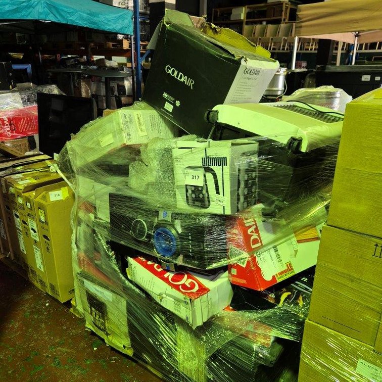 Pallet Assorted Small Appliances & Electronics - Untested - Unchecked