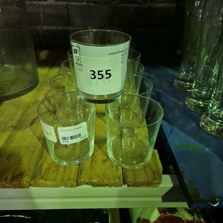 15 x Whisky Glasses