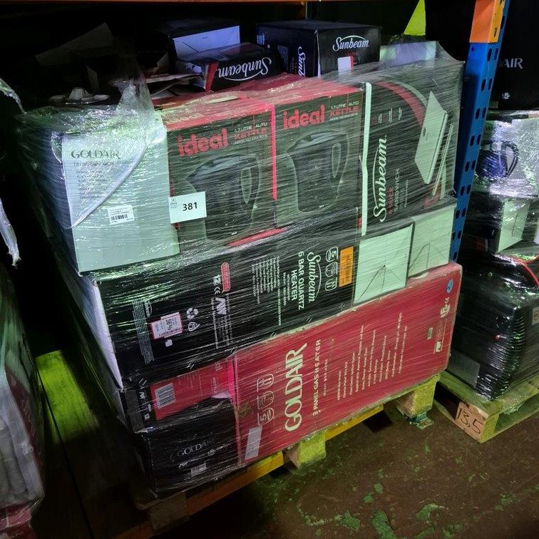 Pallet Assorted Small Appliances & Electronics - Untested - Unchecked