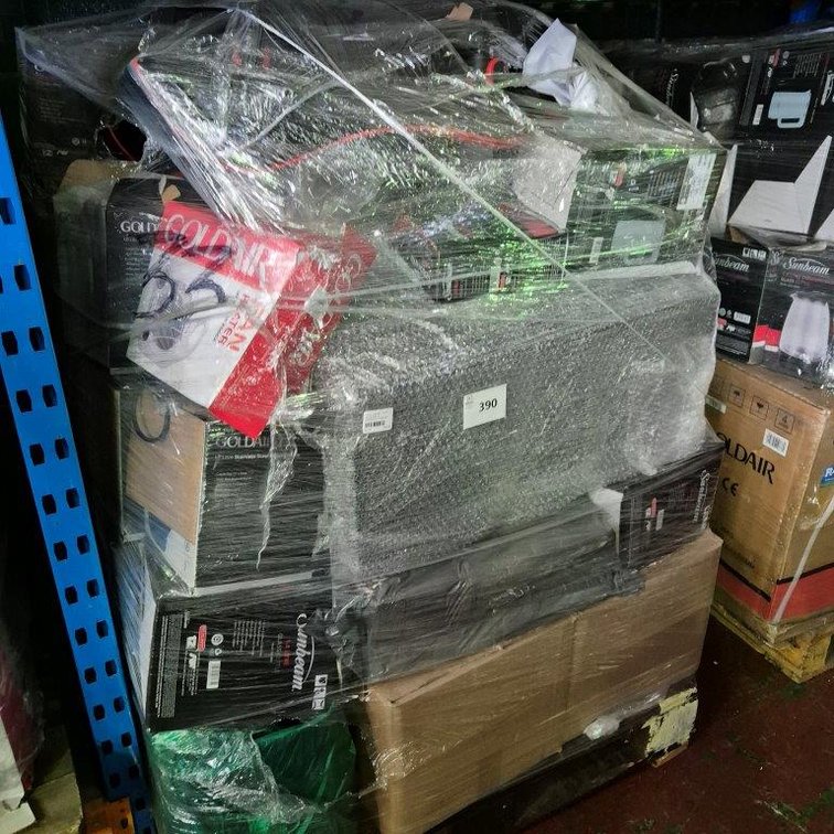 Pallet Assorted Small Appliances & Electronics - Untested - Unchecked