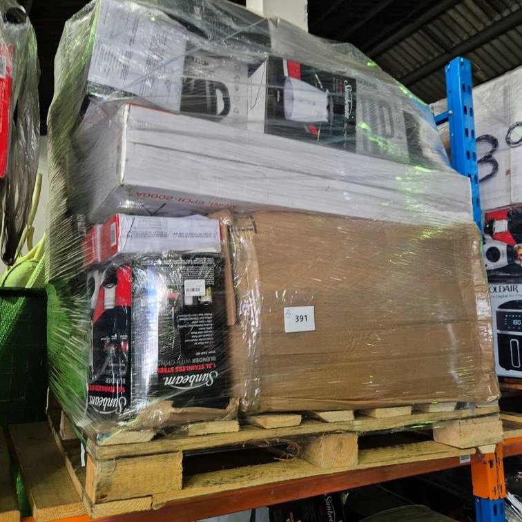 Pallet Assorted Small Appliances & Electronics - Untested - Unchecked