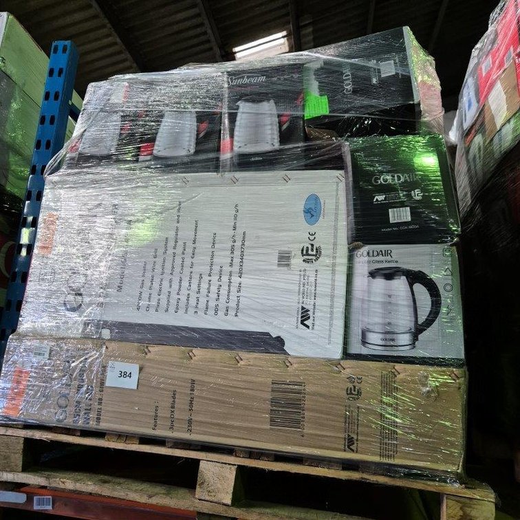 Pallet Assorted Small Appliances & Electronics - Untested - Unchecked