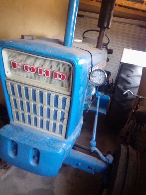 Ford 5000 with Plough 