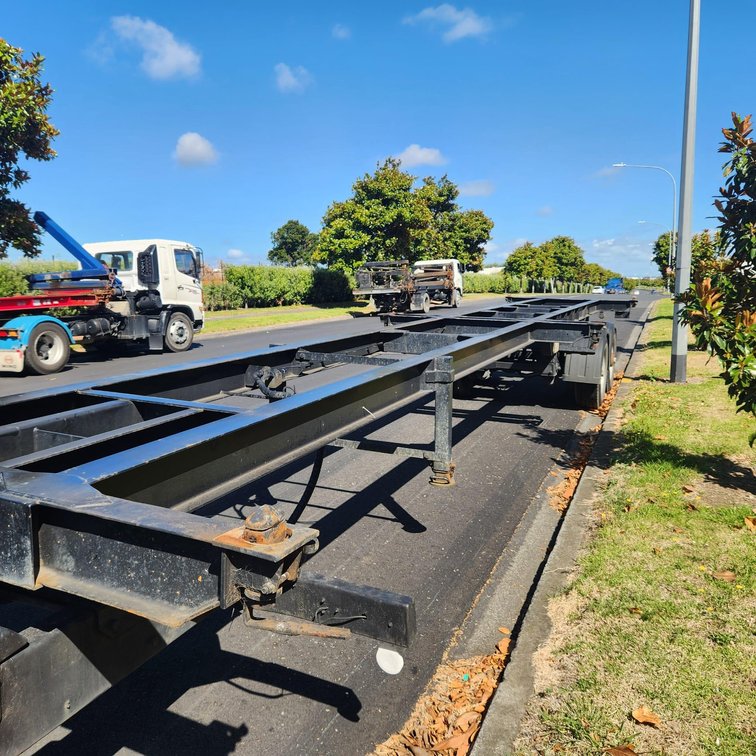 SOLD 2012 Skeletal Semi Trailer