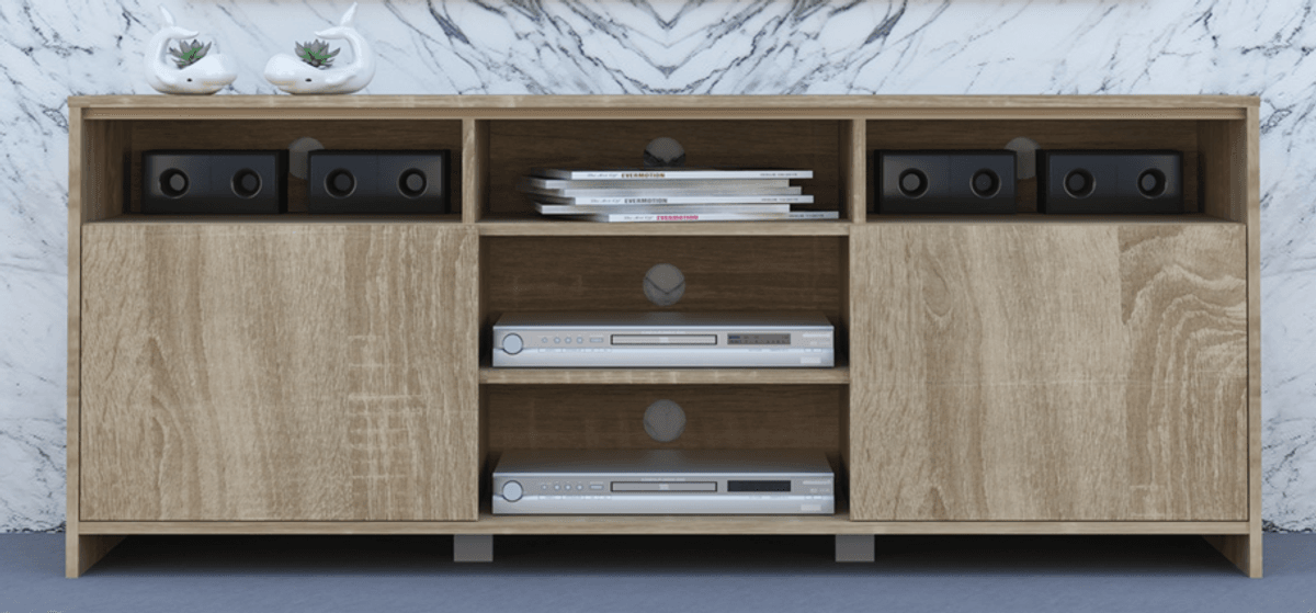 Light Sonoma Oak Entertainment Unit