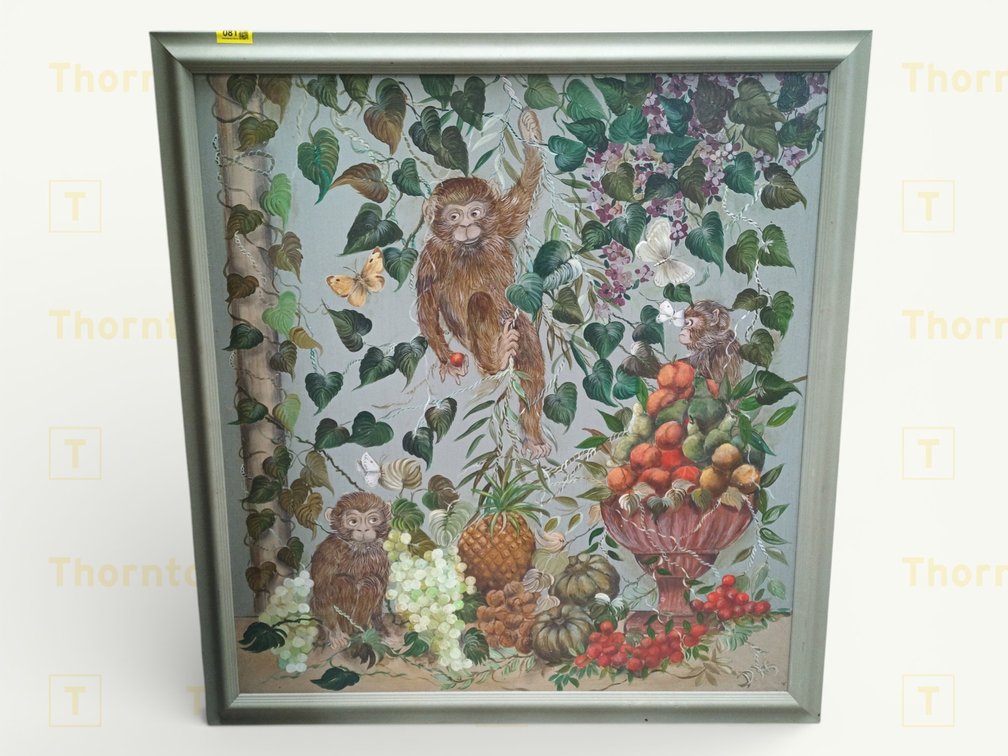 Diana Hooper: Monkeys and Tropical Foliage
