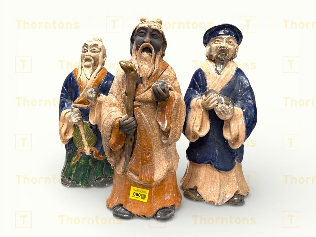 Elderly Male Ceramic Figurines