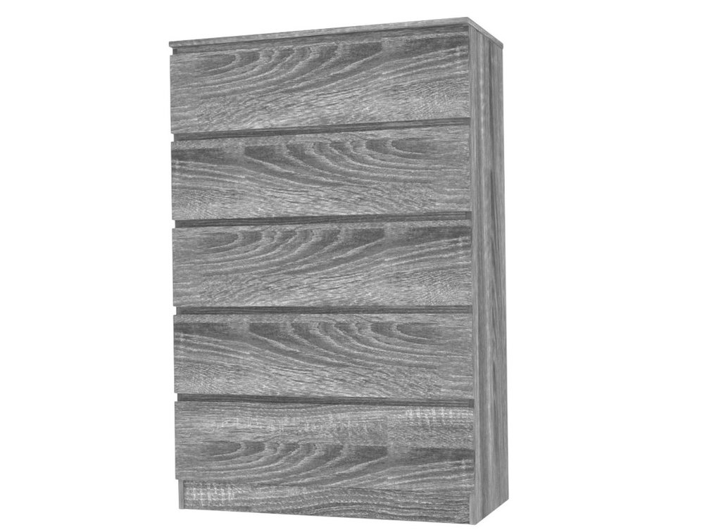Mineral Grey Tallboy 5 Drawer
