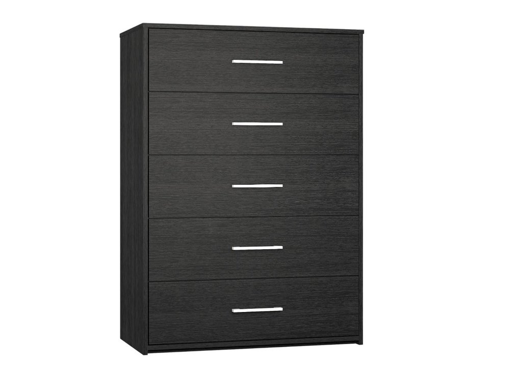 Black Tallboy 5 Drawer