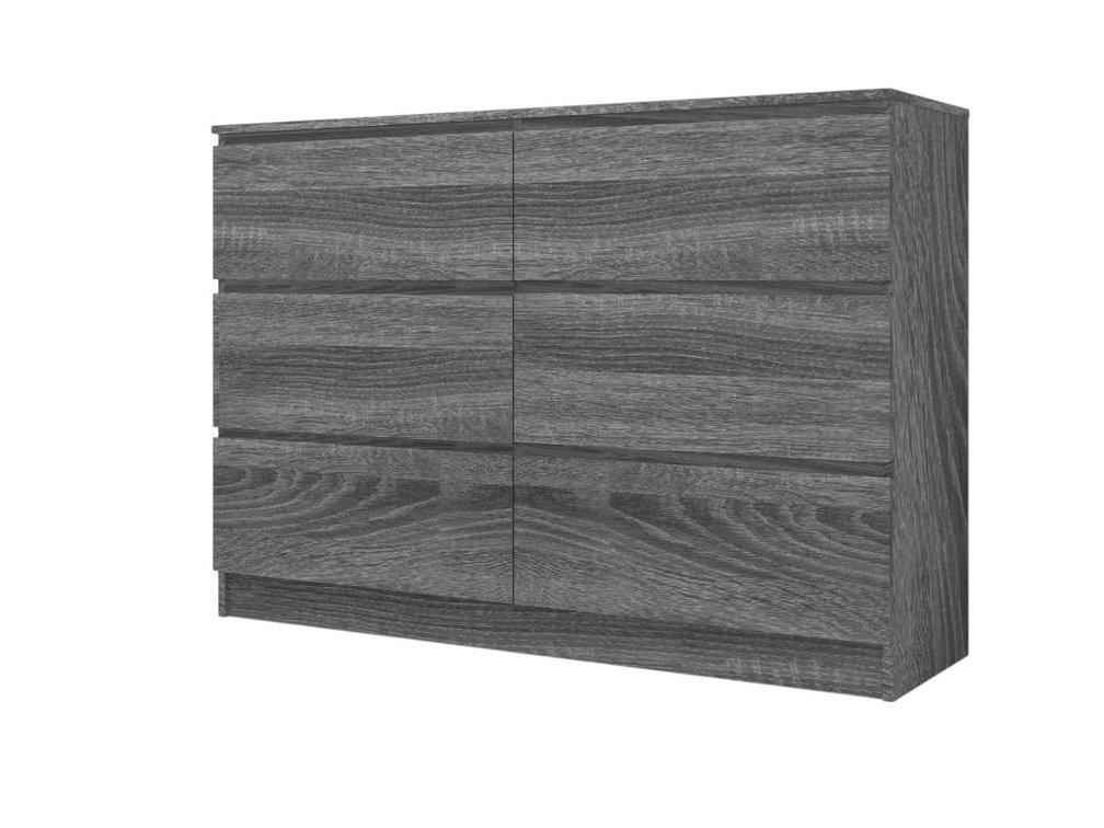 Mineral Grey Lowboy 6 Drawer