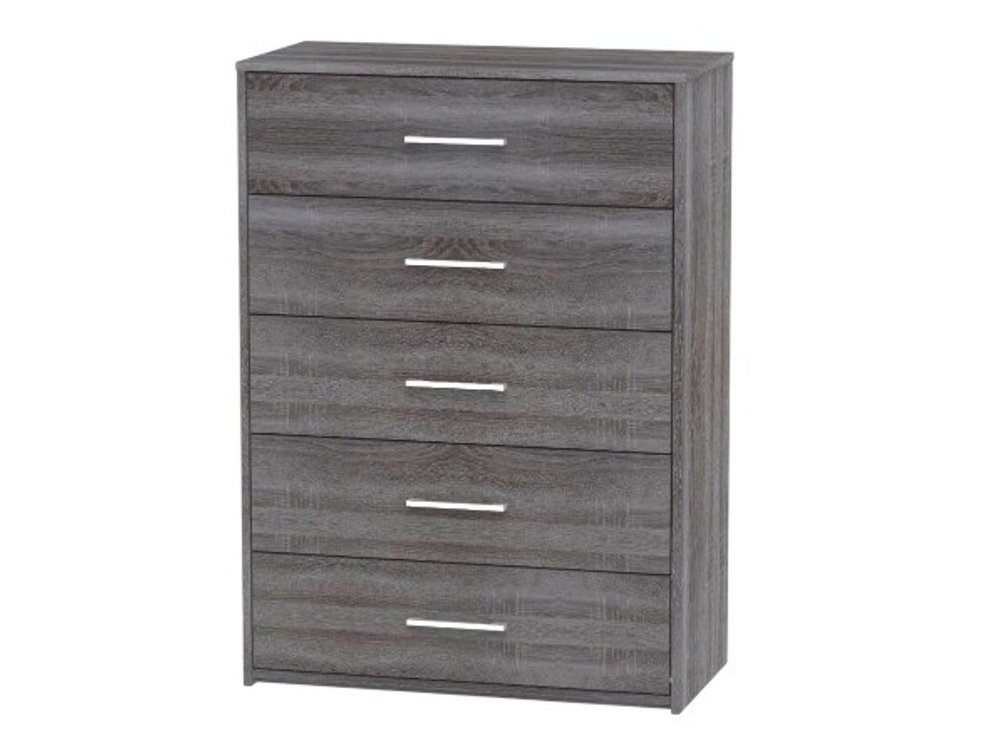 Mineral Grey Tallboy 5 Drawer