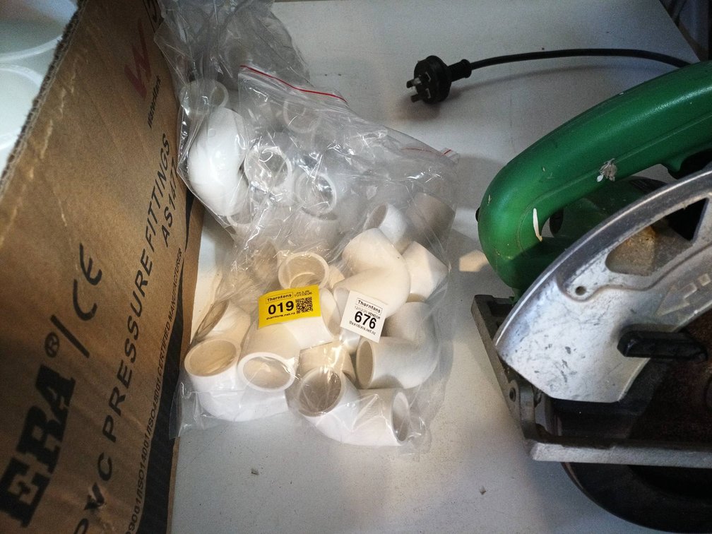 PVC Pressure Fittings and Circular Saw