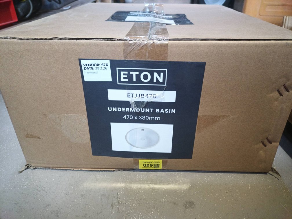 Eton Undermount Basin 470x380mm