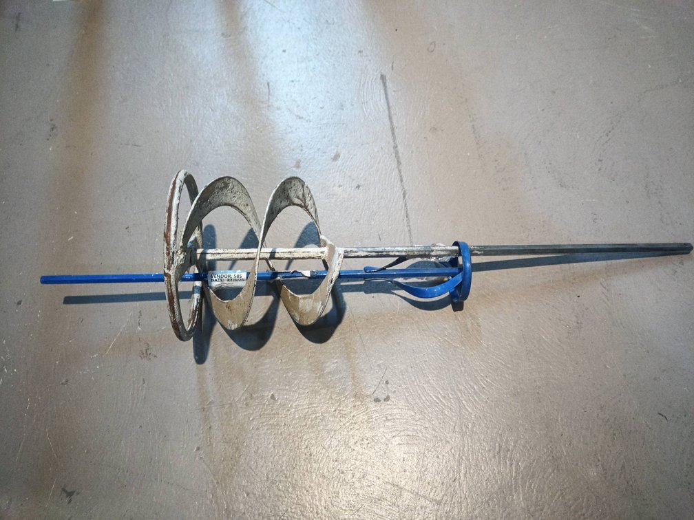 Two Industrial Mixing Augers