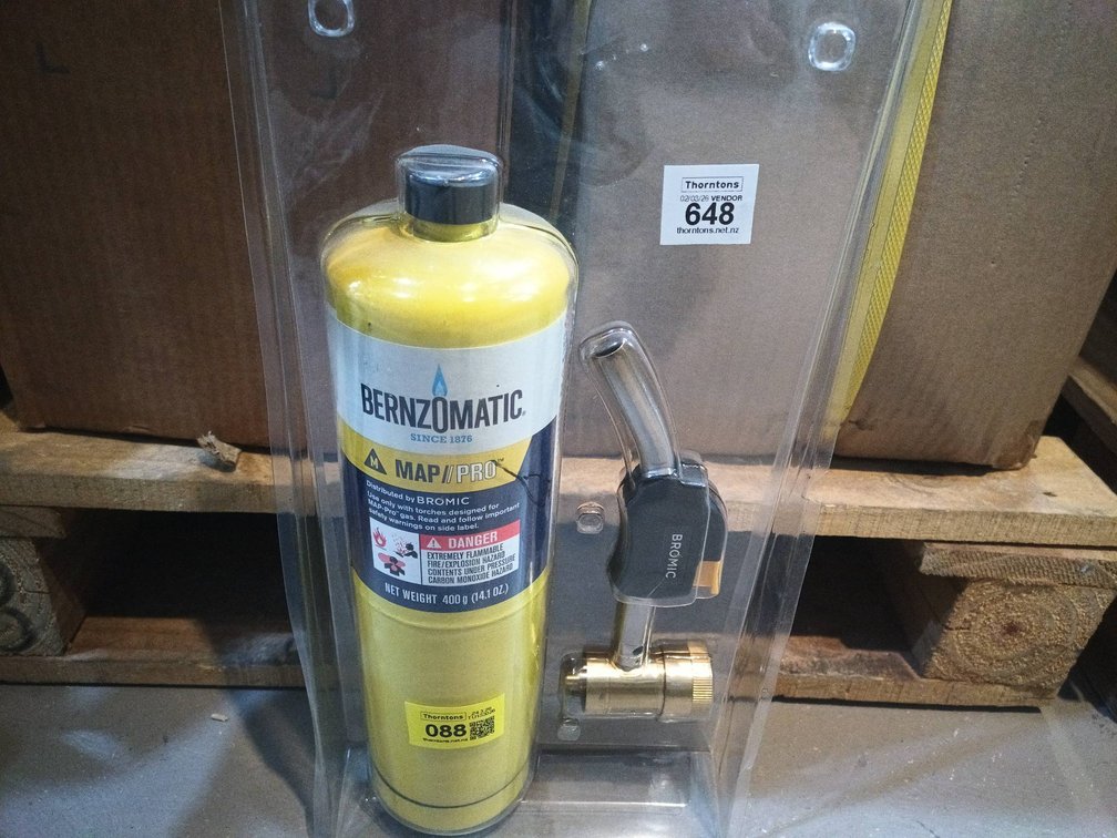Bernzomatic Map/Pro Gas Torch Kit