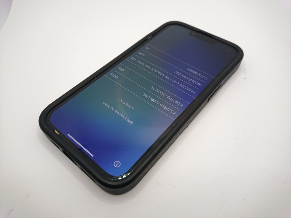Apple iPhone 13 Pro MN 13 Pro,  IMEI dual sim 35 578637 645395 2, and 35 578637 638875 2, with casify case.