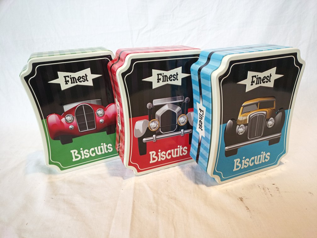 Finest Biscuit Tins x 6