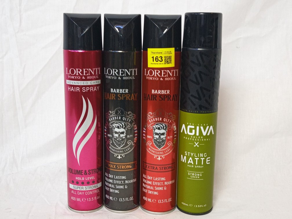 Hair Spray Cans x 4