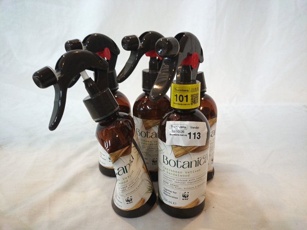 Botanica Room Spray x 5