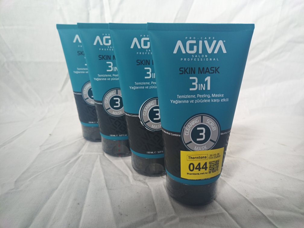 Agiva 3-in-1 Skin Mask x 4