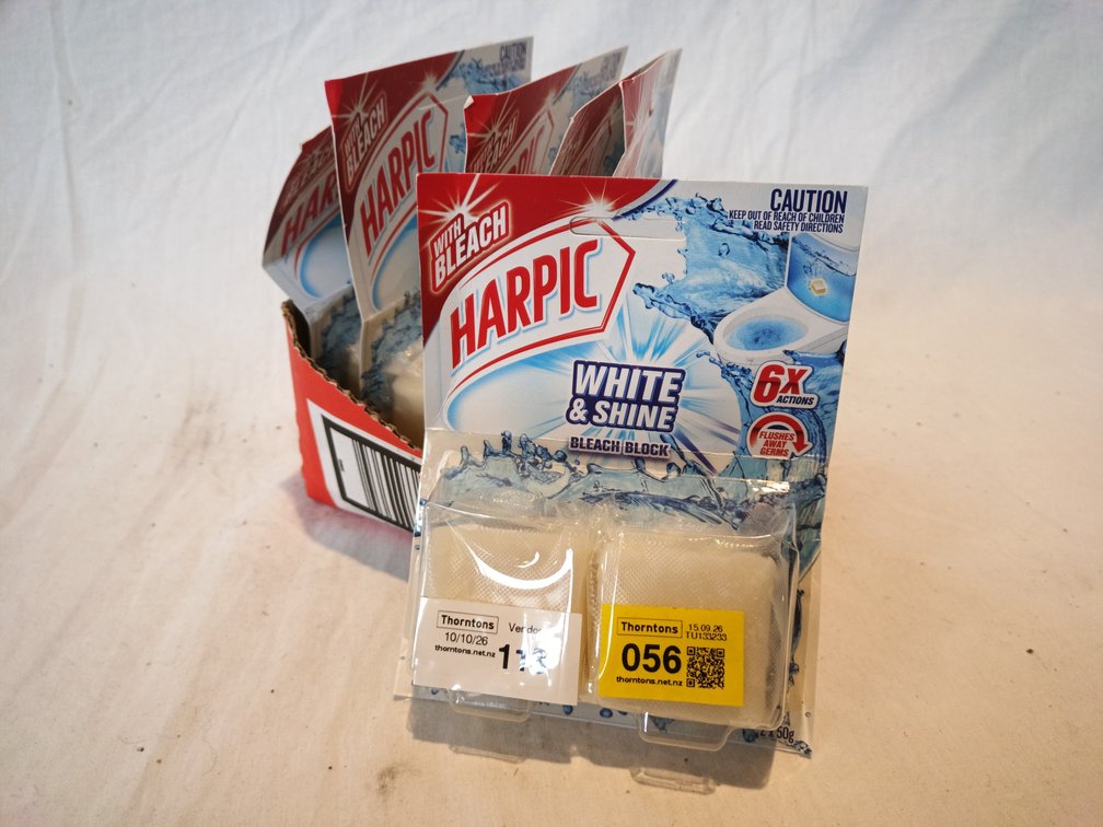 Harpic Toilet Bleach Blocks x 6