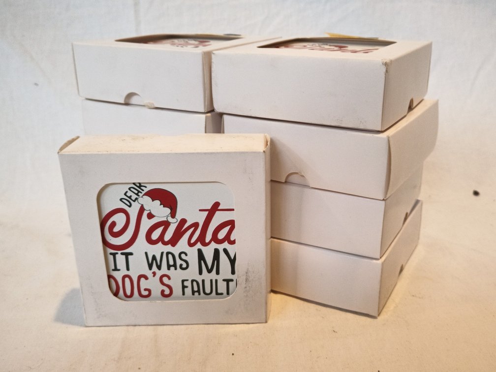 Christmas Coaster Sets x 9