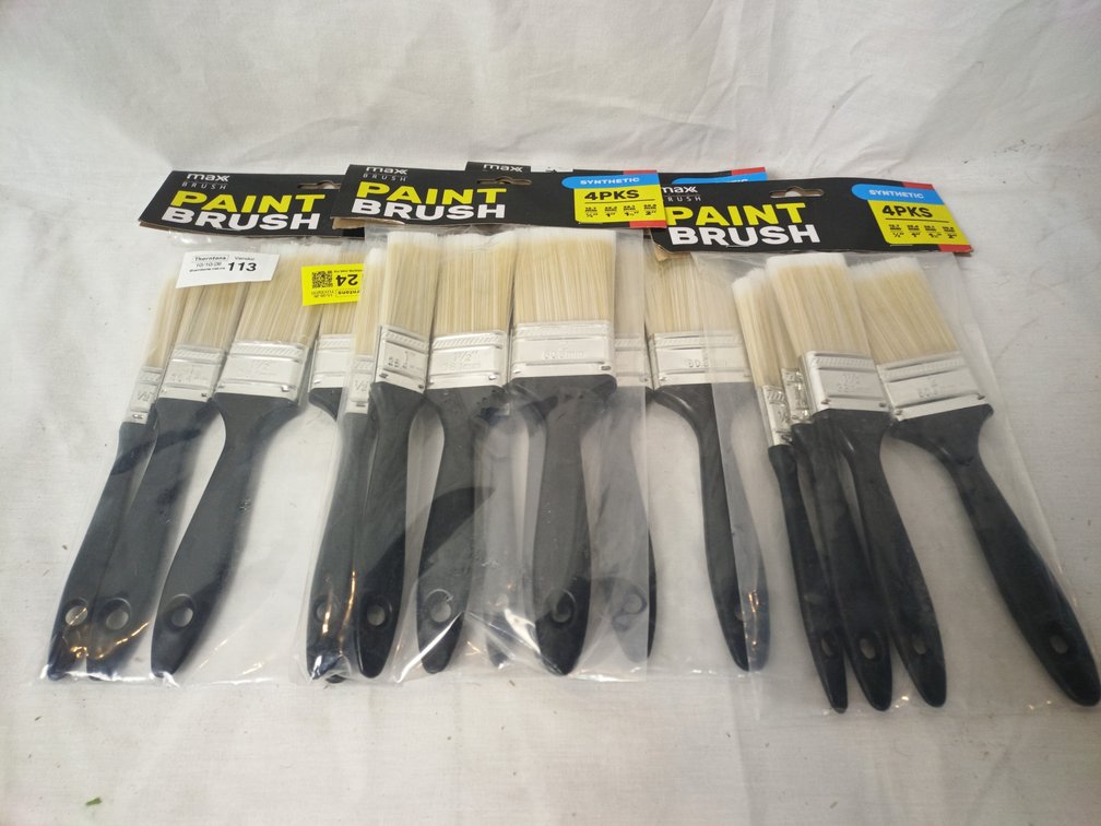 Paint Brush Sets x 4