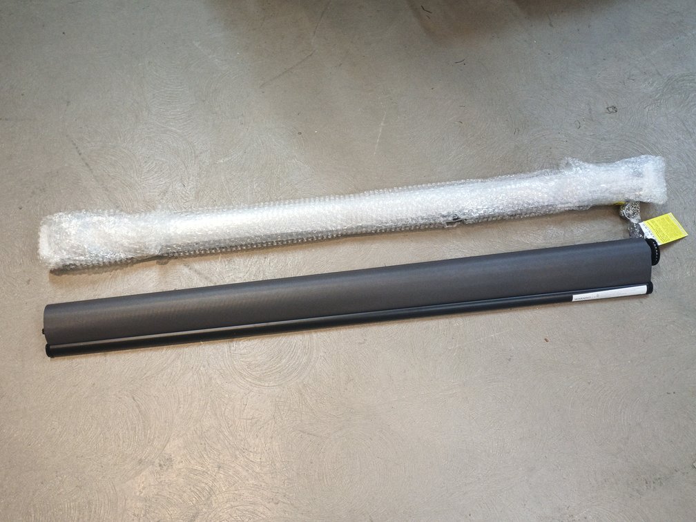 Dark Grey Roller Blinds x 2