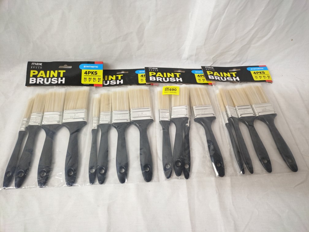 Max Brush Paintbrush Sets x 4