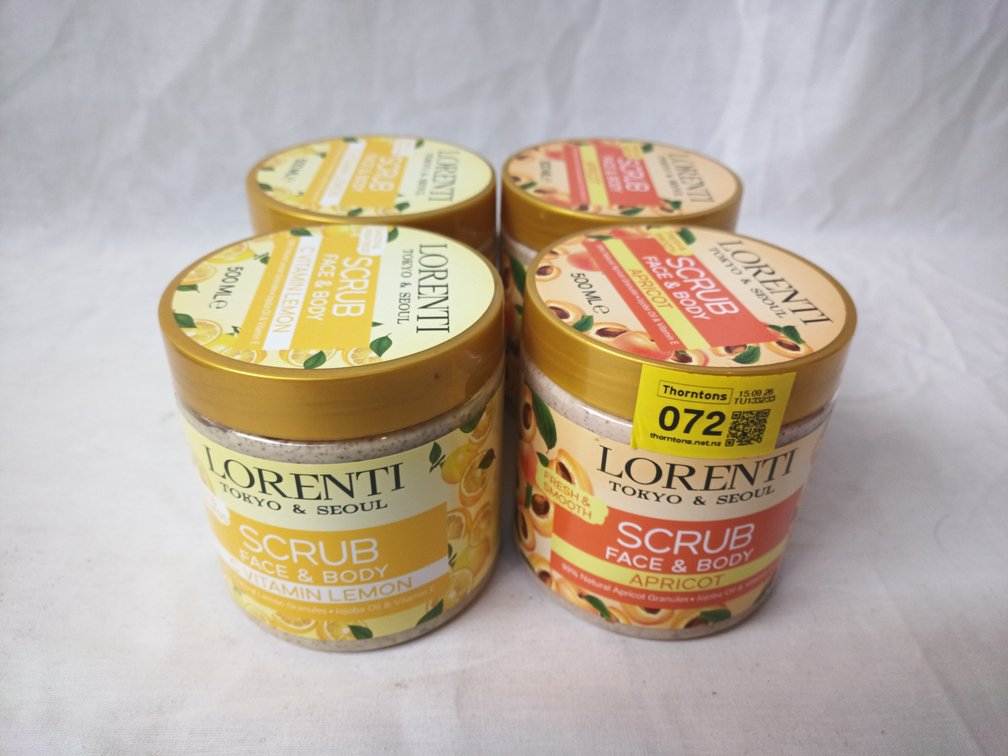 Lorenti Body Scrubs x 4