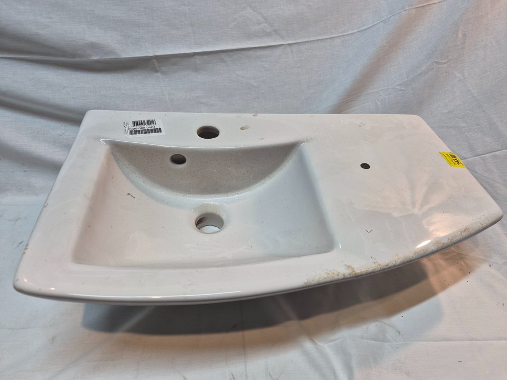 Asymmetrical Ceramic Washbasin