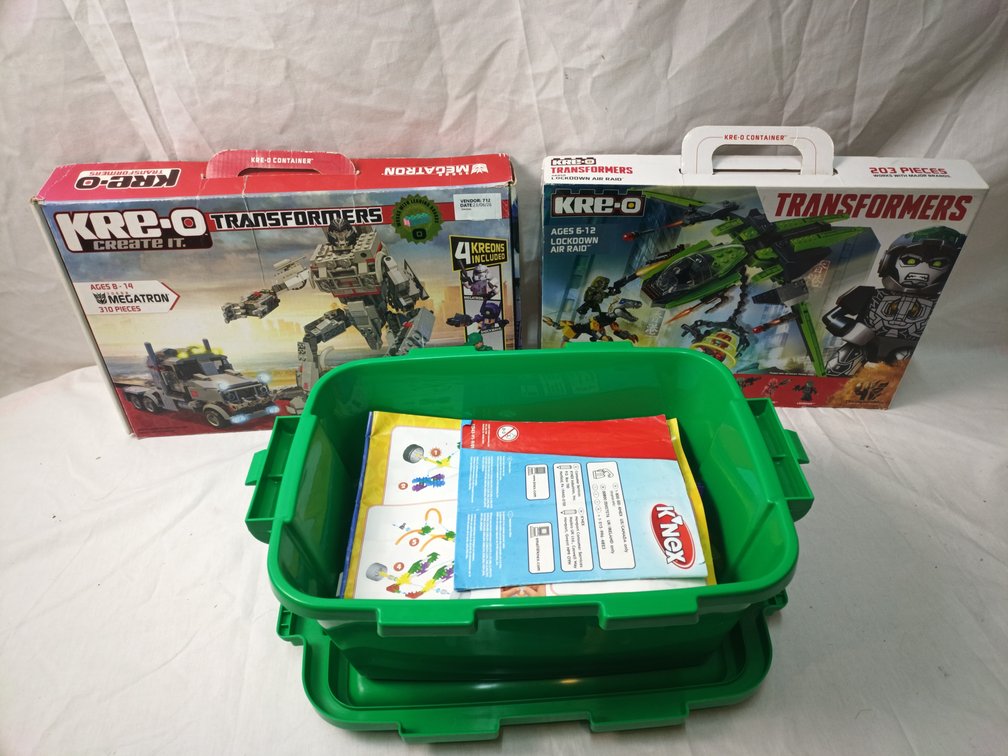 Construction Toy Sets x 3