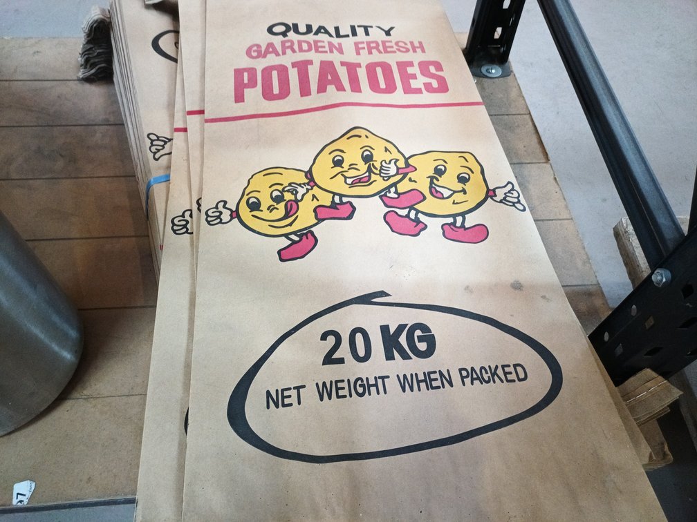 20 kg Paper Potato Sacks