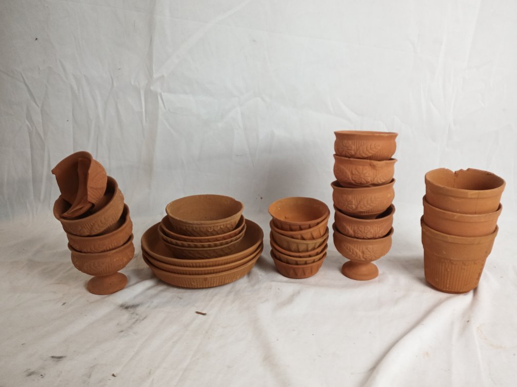 Unglazed Terracotta Tableware