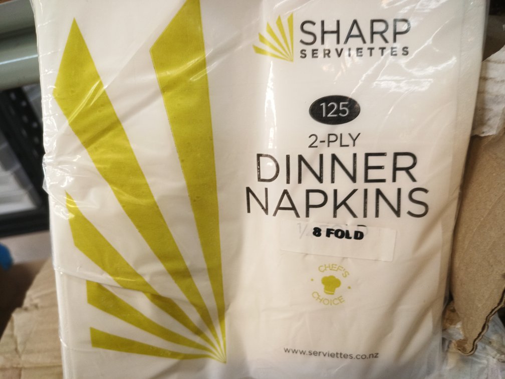 Sharp Serviettes Dinner Napkins x 12