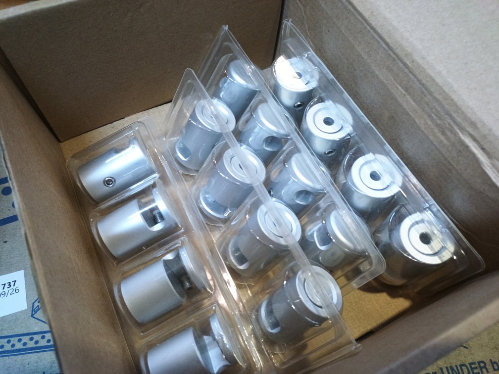 Aluminium Standoff Clamps x 16