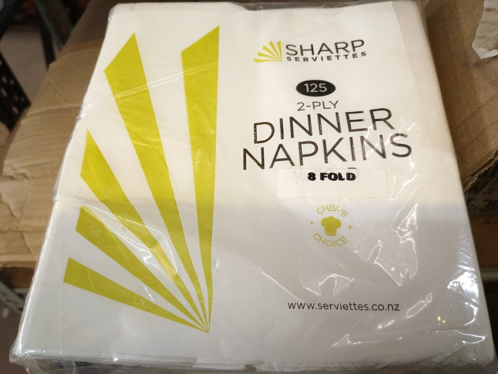 Sharp Serviettes 2-Ply Dinner Serviettes
