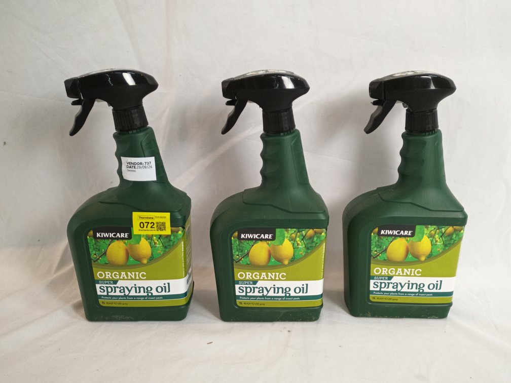 Kiwicare Organic Spraying Oil x 3